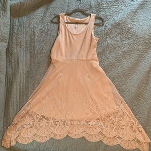 Lauren Conrad dress, medium size, cream color